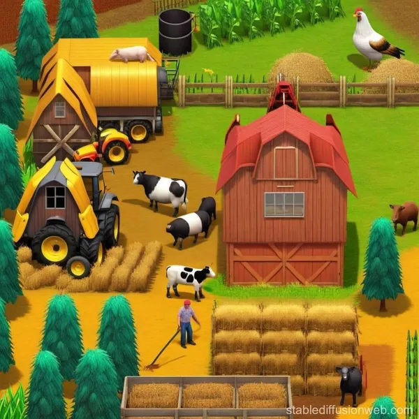 game nông trại - Little Big Farm