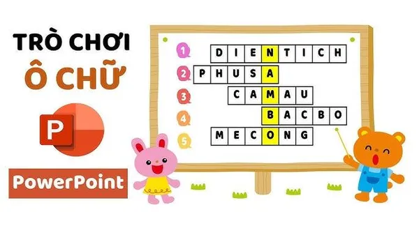 game trí tuệ - Trò chơi ô chữ (Crossword)